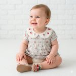 Body Vestido c/ golinha em algodão egípcio Camponesa - Mini & Co.