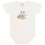 Body curto c/ Short em algodão egípcio Capivaras - Mini & Co