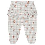 Body longo c/ Calça (Mijão) em algodão egípcio Camponesa Xadrez - Mini & Co.