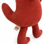 Naninha Doudou Artesanal em veludo cotelê Otto, o Dinossauro Coral - Bembê Atelier