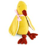 Naninha Doudou Artesanal em veludo cotelê Gilá, a Patinha Amarela - Bembê Atelier