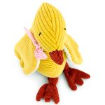 Naninha Doudou Artesanal em veludo cotelê Gilá, a Patinha Amarela - Bembê Atelier