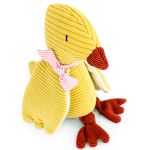 Naninha Doudou Artesanal em veludo cotelê Gilá, a Patinha Amarela - Bembê Atelier