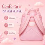 Mochila Infantil Costas Fun Time Rosa - Fisher Price
