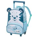 Mochila de Rodinhas Tigor Happy Pilot Azul - Lilica & Tigor