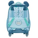 Mochila de Rodinhas Tigor Happy Pilot Azul - Lilica & Tigor