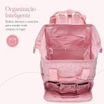 Mochila Maternidade Multifuncional Lilica Ripilica Comfy Rosa - Lilica & Tigor