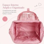 Mochila Maternidade Multifuncional Lilica Ripilica Comfy Rosa - Lilica & Tigor