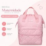Mochila Maternidade Multifuncional Lilica Ripilica Comfy Rosa - Lilica & Tigor
