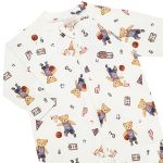 Macacão longo c/ zíper em algodão egípcio Urso Esportes - Mini & Co.