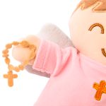 Boneco Religioso Anjinho da Guarda Rosa 32 cm  - Zip