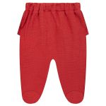 Body longo c/ Calça (Mijão) em algodão egípcio Camponesa - Mini & Co.
