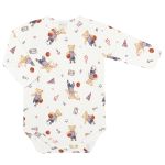 Body longo c/ Calça em denim Urso Esportes - Mini & Co.