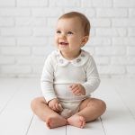 Body longo c/ golinha em ribana canelada Ursinhas - Mini & Co.