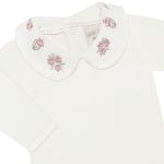 Body longo c/ golinha em ribana canelada Ursinhas - Mini & Co.