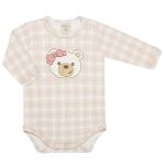 Body longo c/ Calça em algodão egípcio Ursinhas - Mini & Co.