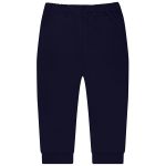 Body longo c/ Calça (Mijão) em algodão egípcio Marinho - Mini & Co.