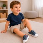 Tênis Infantil Star Kids Comfort Azul Calce Fácil - Pimpolho