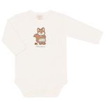 Body longo c/ Calça (Mijão) em algodão egípcio Raposinha - Mini & Co.