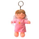 Chaveiro de Pelúcia Anjo da Guarda Rosa 15 cm - Zip