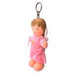 Chaveiro de Pelúcia Anjo da Guarda Rosa 15 cm - Zip