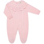 Macacão longo c/ golinha em tricot Trançado Rosa - Mini & Co.