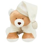 Puppet 2 em 1: Pelúcia e Travesseiro Urso Nino  44 cm - Zip