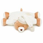 Puppet 2 em 1: Pelúcia e Travesseiro Urso Nino  44 cm - Zip