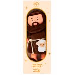Boneco Religioso São Francisco de Assis 32 cm - Zip