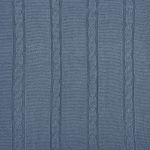 Manta em tricot Trançado Azul Jeans - Mini & Co.