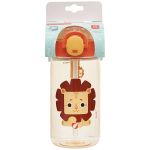 Garrafa Tritan c/ Canudo Filhotiis Leão Léo 460ml (12m+) - Kouii