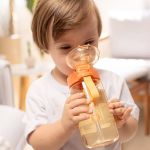 Garrafa Tritan c/ Canudo Filhotiis Leão Léo 460ml (12m+) - Kouii