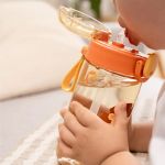 Garrafa Tritan c/ Canudo Filhotiis Leão Léo 460ml (12m+) - Kouii