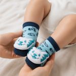 Meia 3D Tigor Happy Pilot Azul (0-12m) - Lilica & Tigor