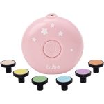 Kit Lixa de Unha Elétrico com 6 Lixas Rosa (0m+) - Buba