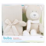Kit Ursinho com Mantinha Bege (3m+) - Buba