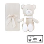 Kit Ursinho com Mantinha Bege (3m+) - Buba