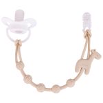 Prendedor de Chupeta em Silicone Girafa Cloudy (3m+) - Buba