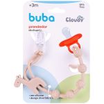 Prendedor de Chupeta em Silicone Girafa Cloudy (3m+) - Buba