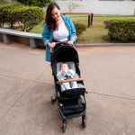 Protetor para Carrinho Acolchoado Soft Melange Grafite (0m+) - Kiddo