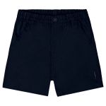 Body Camisa c/ Bermuda em sarja Xadrez Marinho - Up Baby
