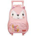 Mochila de Rodinhas Fun Time Rosa - Fisher Price