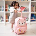 Mochila de Rodinhas Fun Time Rosa - Fisher Price
