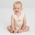 Body regata c/ Cobre Fralda em suedine Fazendinha - Up Baby