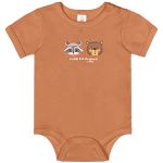 Body curto c/ Calça (Mijão) em suedine Bear Family - Up Baby