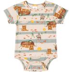 Body curto c/ Bermuda em suedine Bear Family - Up Baby