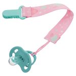 Kit 2 Prendedores de Chupeta Happy Sky Rosa (3m+) - Lilica & Tigor