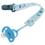 Kit 2 Prendedores de Chupeta Happy Pilot Azul (3m+) - Lilica & Tigor