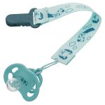 Kit 2 Prendedores de Chupeta Happy Pilot Azul (3m+) - Lilica & Tigor