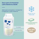 Sacos para Armazenar Leite Materno 25 Un 180ml - MAM